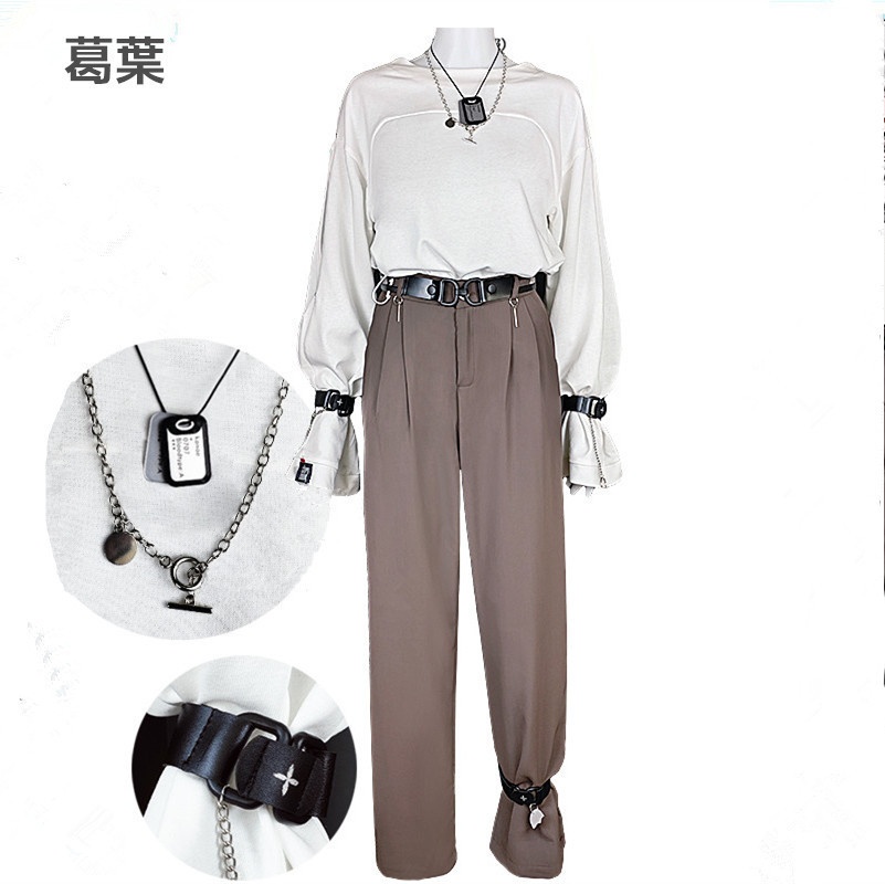 在庫品 VTuber バーチャルライバー ChroNoiR シネマ Kuzuha 葛葉 knkn Kanae 叶 コスプレ衣装 コスチューム