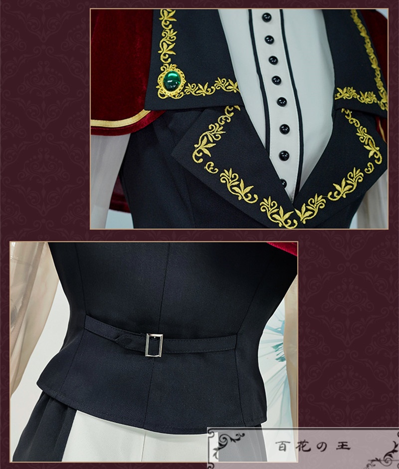 在庫品 バンドリ! ガールズバンドパーティ! 八幡海鈴 Ave Mujica ティモリス マスク付き コスプレ衣装 コスチューム