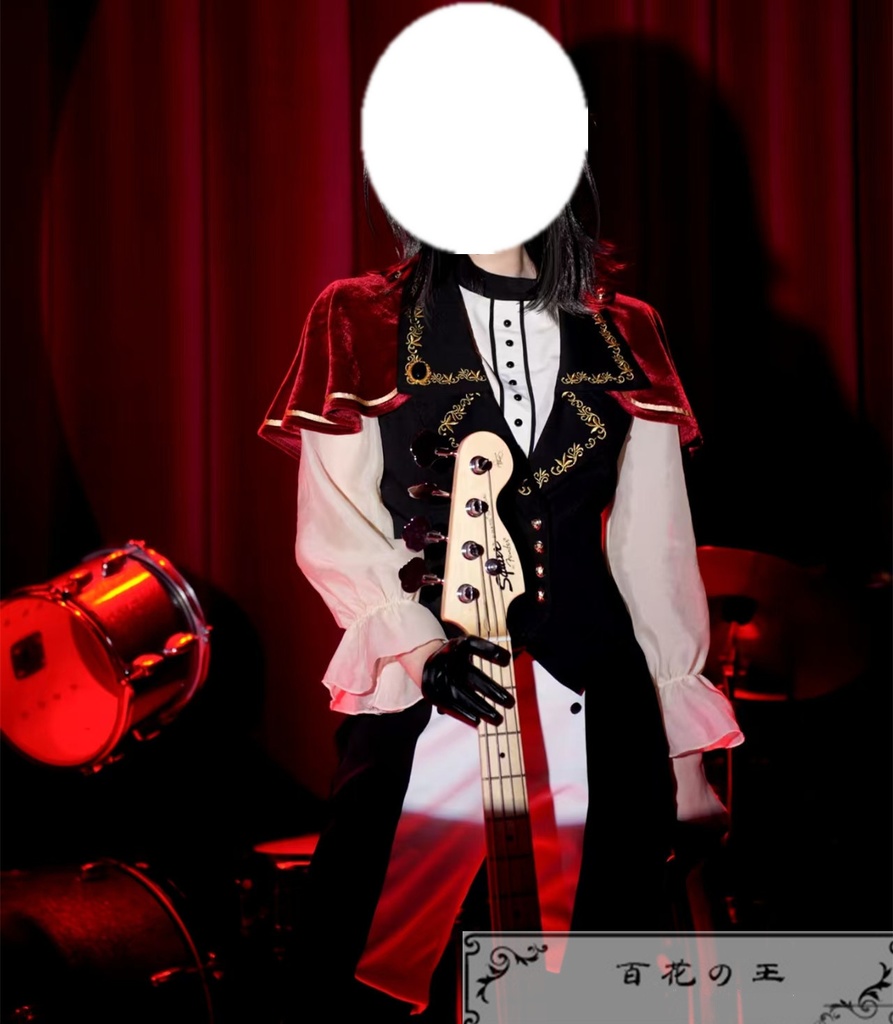 在庫品 バンドリ! ガールズバンドパーティ! 八幡海鈴 Ave Mujica ティモリス マスク付き コスプレ衣装 コスチューム