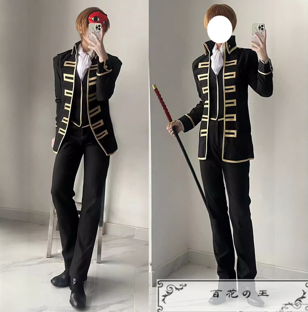 在庫品  銀魂 真選組 隊服 土方十四郎 沖田総悟  コスプレ衣装  コスチューム