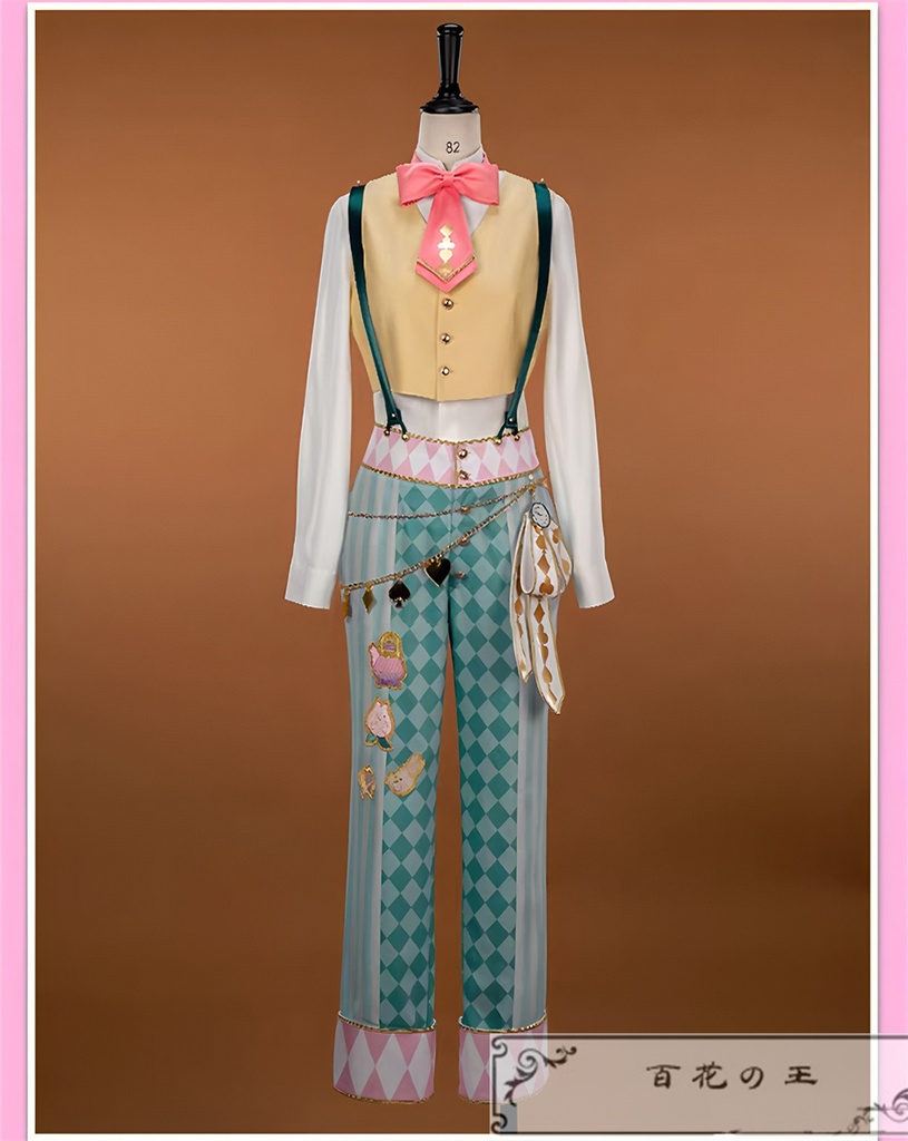 ツイステ 薔薇の王国のホワイトラビット・フェス フロイド Floyd ラビット・ウェア コスプレ衣装 コスチューム 帽子付き