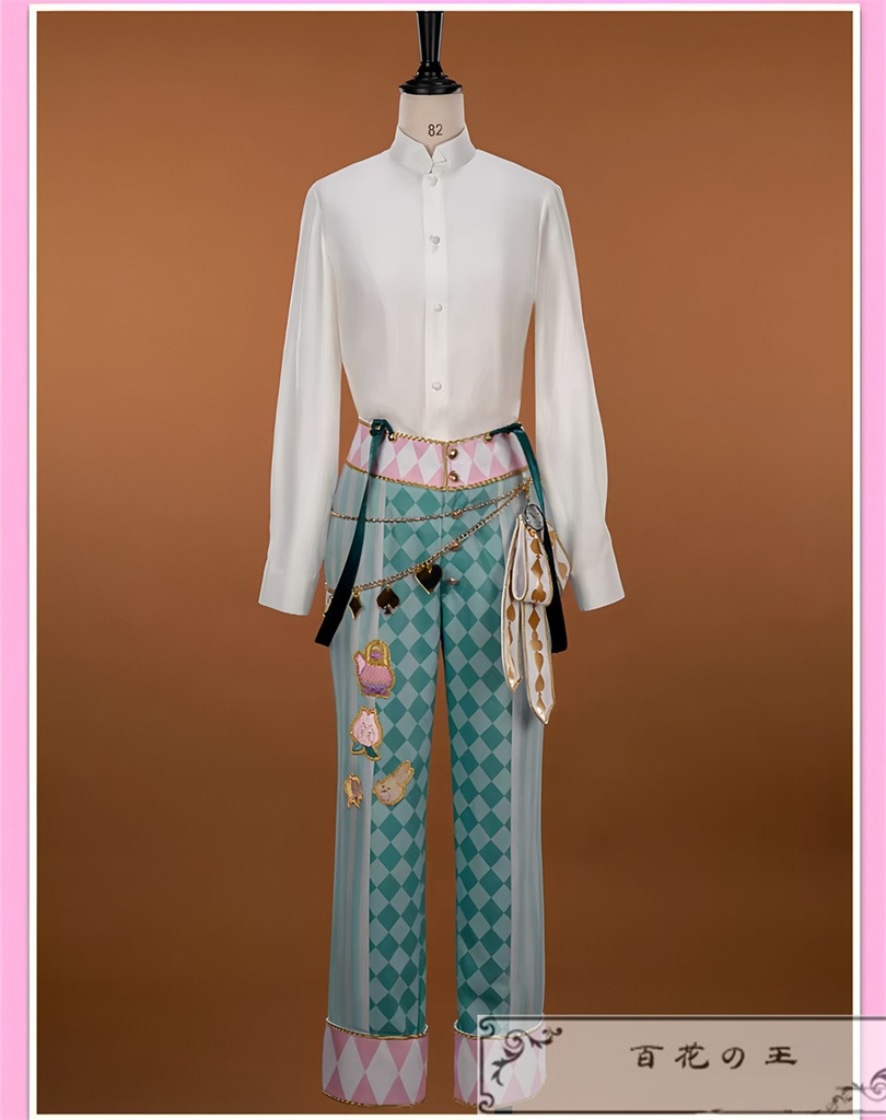 ツイステ 薔薇の王国のホワイトラビット・フェス フロイド Floyd ラビット・ウェア コスプレ衣装 コスチューム 帽子付き