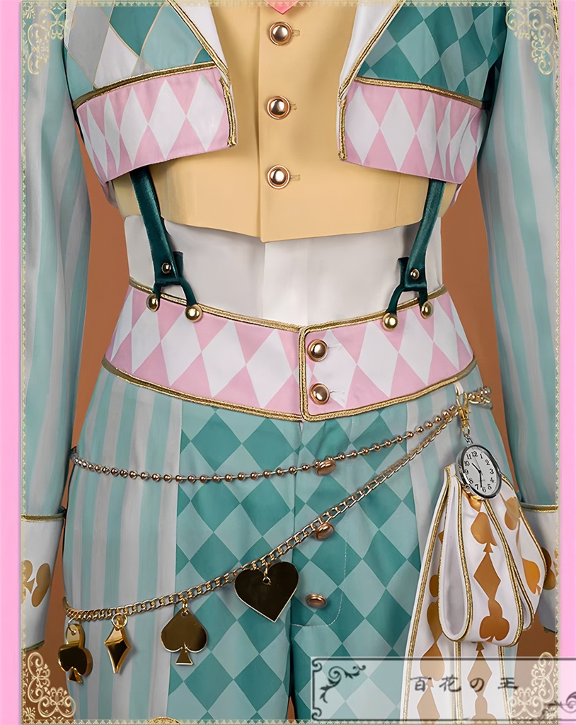 ツイステ 薔薇の王国のホワイトラビット・フェス フロイド Floyd ラビット・ウェア コスプレ衣装 コスチューム 帽子付き