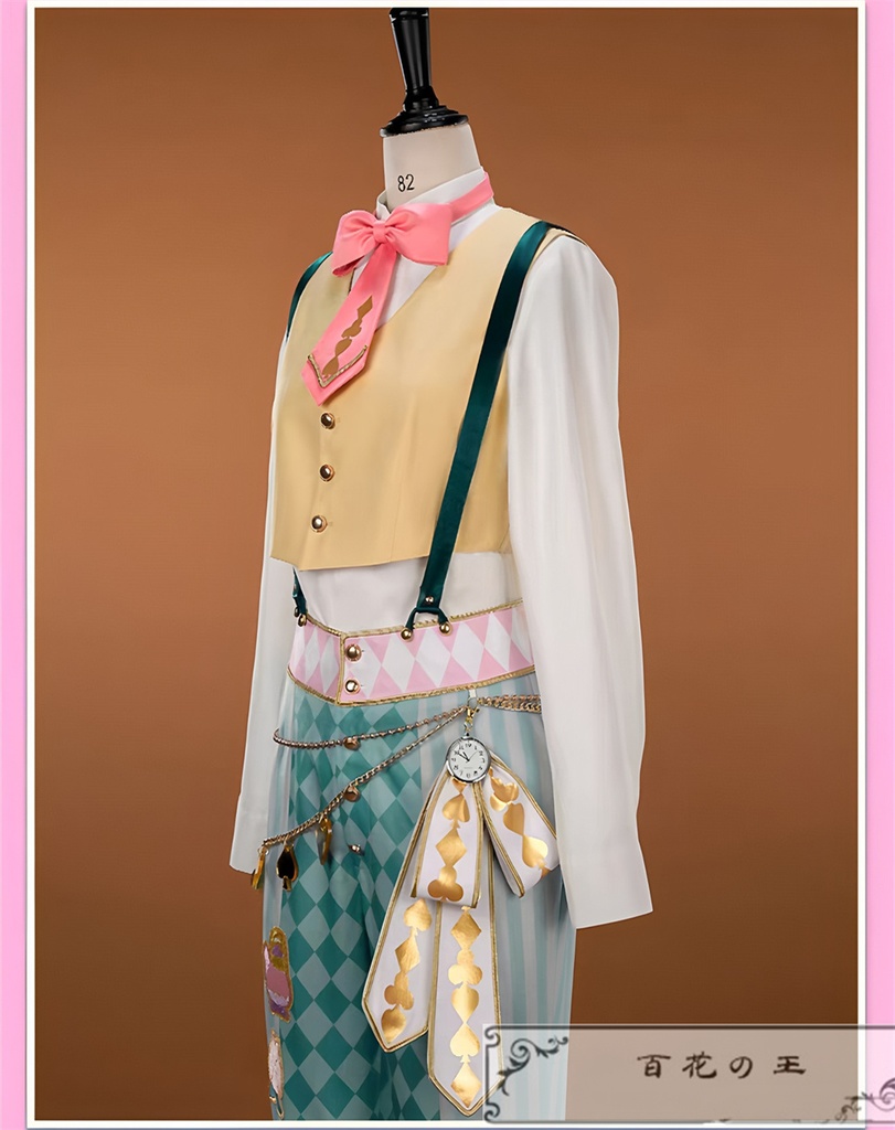 ツイステ 薔薇の王国のホワイトラビット・フェス フロイド Floyd ラビット・ウェア コスプレ衣装 コスチューム 帽子付き