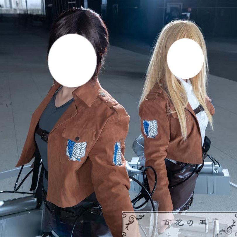 在庫品 子供/大人サイズ  進撃の巨人 調査兵団 ジャケット コスプレ衣装 コスチューム