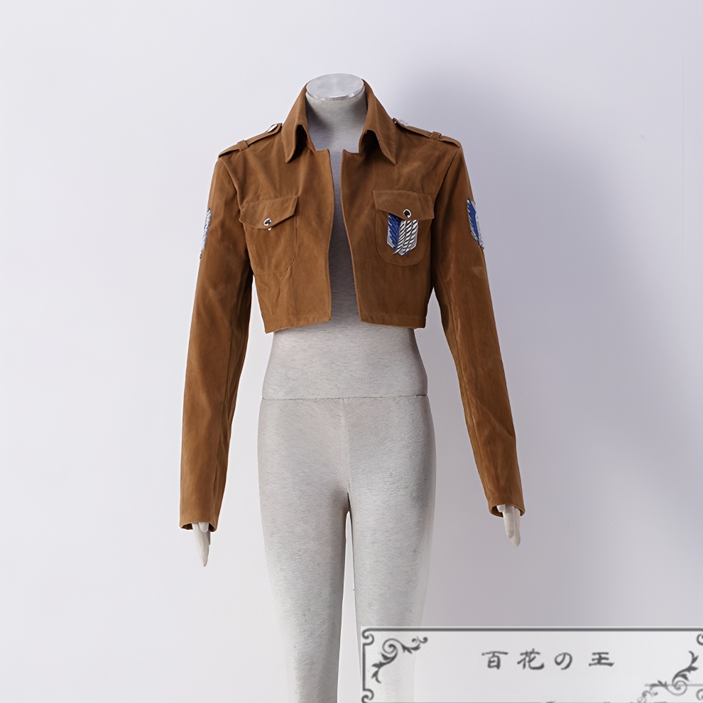 在庫品 子供/大人サイズ 進撃の巨人 調査兵団 ジャケット コスプレ衣装 コスチューム