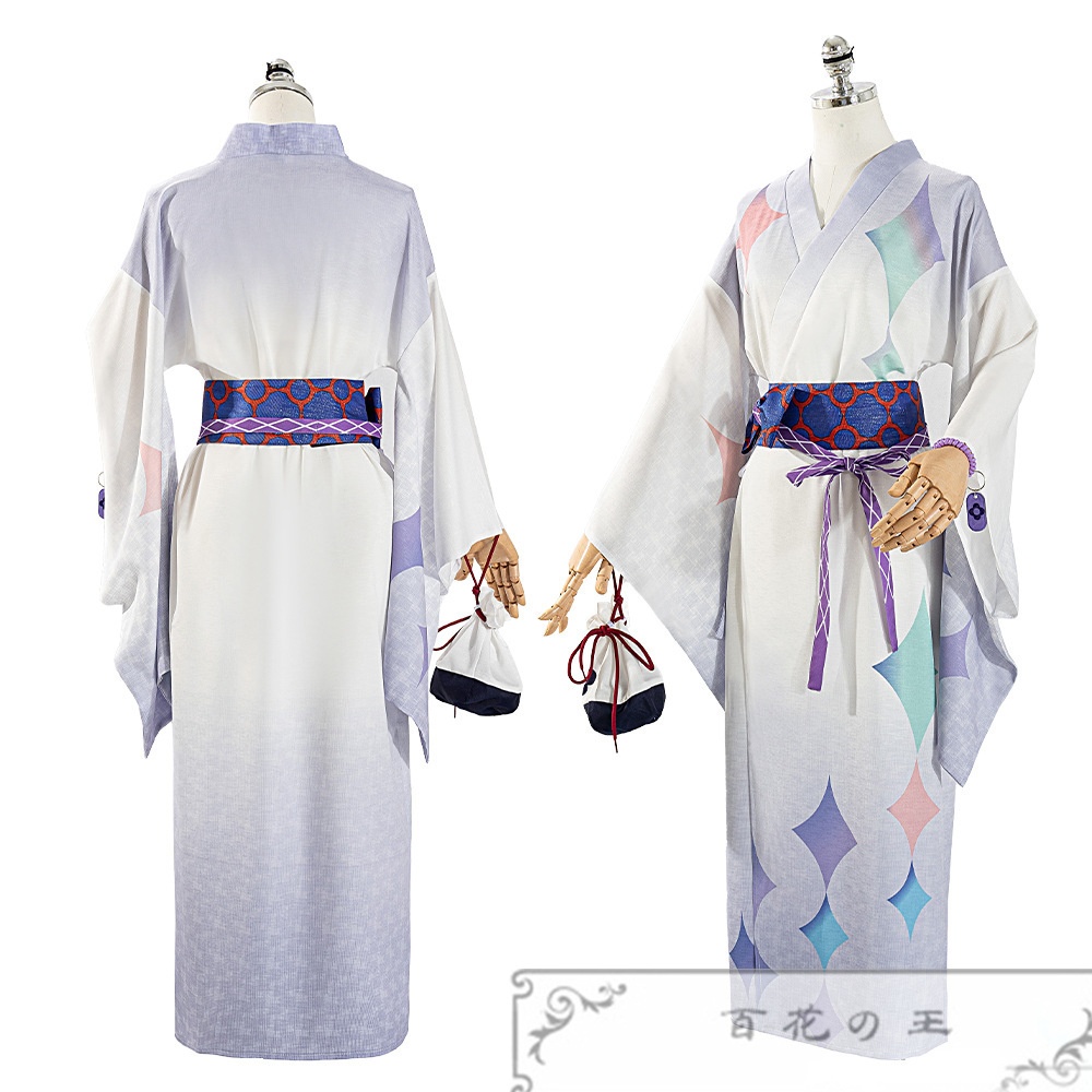 在庫品 Vtuber バーチャル 星導ショウ 極楽湯 浴衣 和服 コスプレ衣装 コスチューム