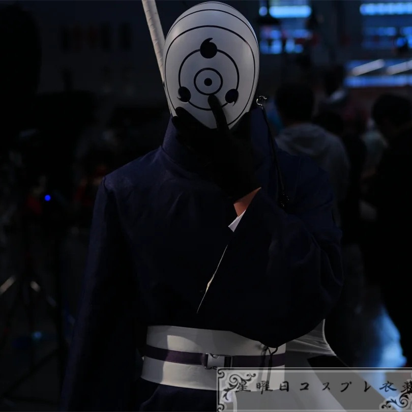 在庫品 疾風伝 仮面の男 うちはオビト コスプレ衣装 コスチューム