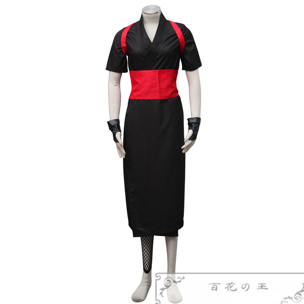 在庫品 奈良テマリ コスチューム コスプレ衣装 額当て付き