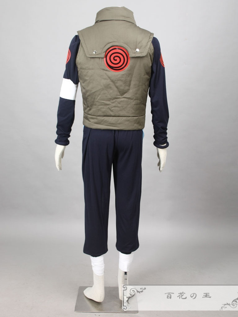 在庫品 猿飛アスマ コスプレ衣装 コスチューム 額当て付き