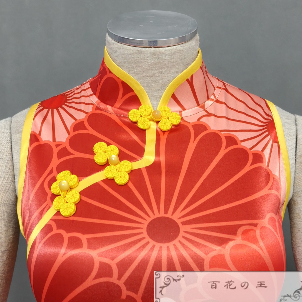 在庫品 テンテン チャイナドレス コスプレ衣装 コスチューム 変装 仮装
