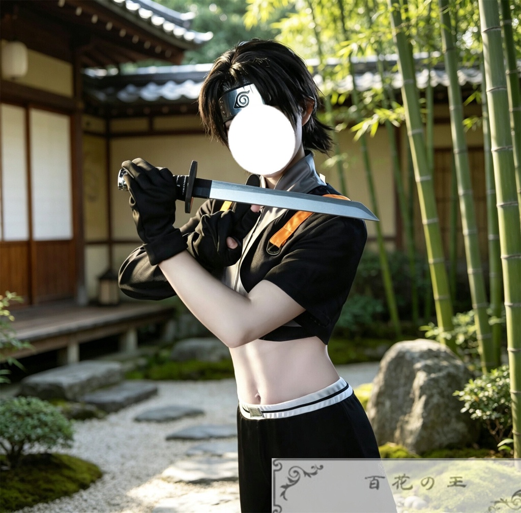 在庫品 佐井 コスプレ衣装 コスチューム 仮装 变装 子供 /大人サイズ 額当て付き