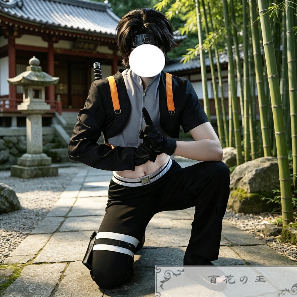 在庫品 佐井 コスプレ衣装 コスチューム 仮装 变装 子供 /大人サイズ 額当て付き