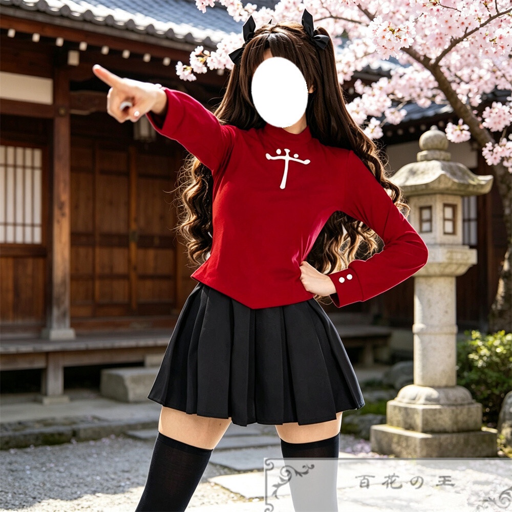 在庫品 フェイト・ステイナイト 遠坂凛 コスプレ衣装 ハロウィン コスチューム 変装 仮装