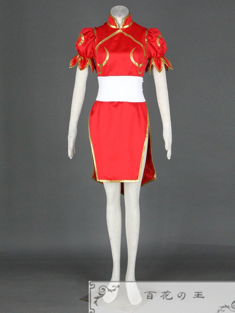 在庫品 ストリートファイター チュンリー 春麗 コスプレ 衣装 コスチューム 変装 仮装