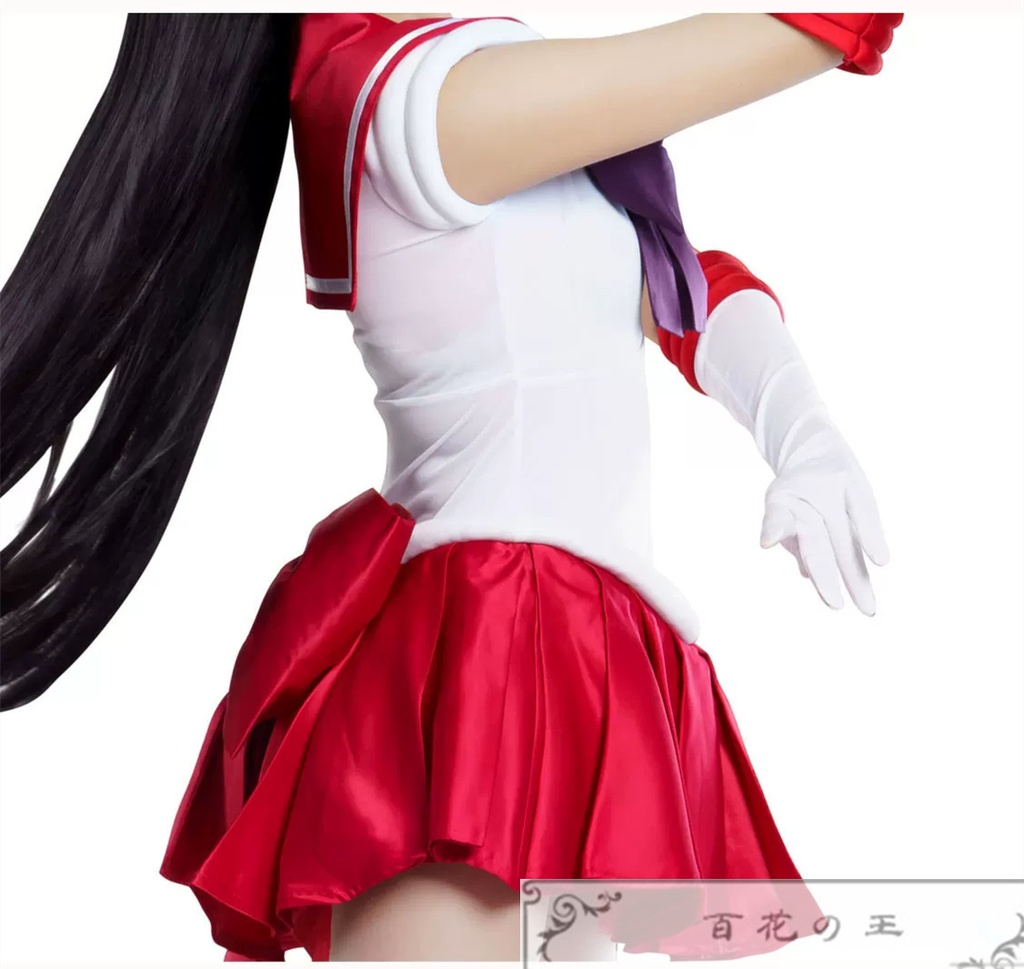 在庫品 美少女戦士セーラームーン 火野レイ コスプレ衣装 コスチューム アニメコスプレ衣装 ハロウィン 変装服 仮装