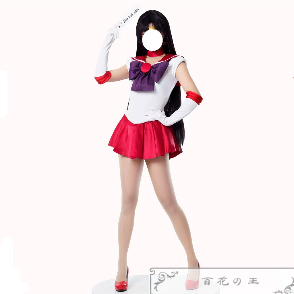 在庫品 美少女戦士セーラームーン 火野レイ コスプレ衣装 コスチューム アニメコスプレ衣装 ハロウィン 変装服 仮装
