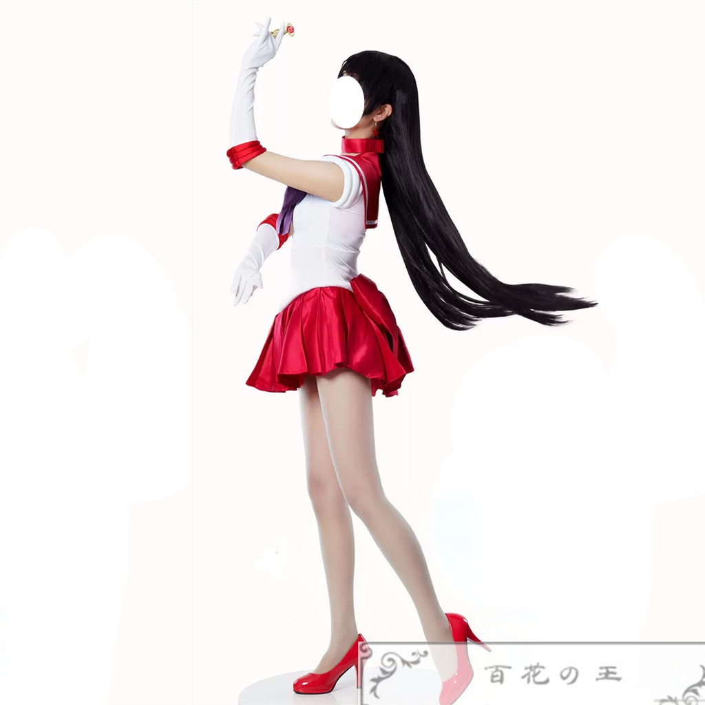 在庫品 美少女戦士セーラームーン 火野レイ コスプレ衣装 コスチューム アニメコスプレ衣装 ハロウィン 変装服 仮装