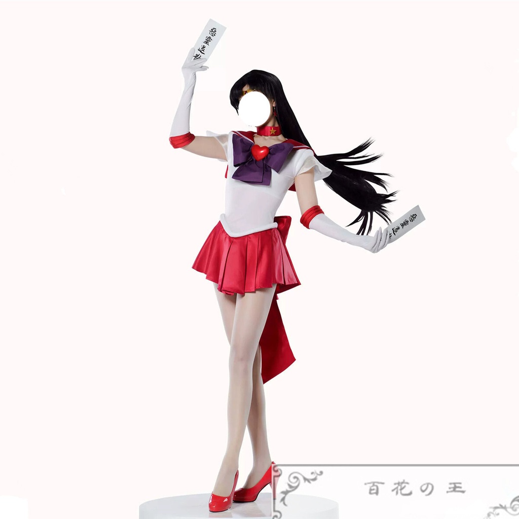 在庫品 美少女戦士セーラームーン supers4 火野レイ コスプレ衣装 コスチューム ハロウィン 变装 仮装