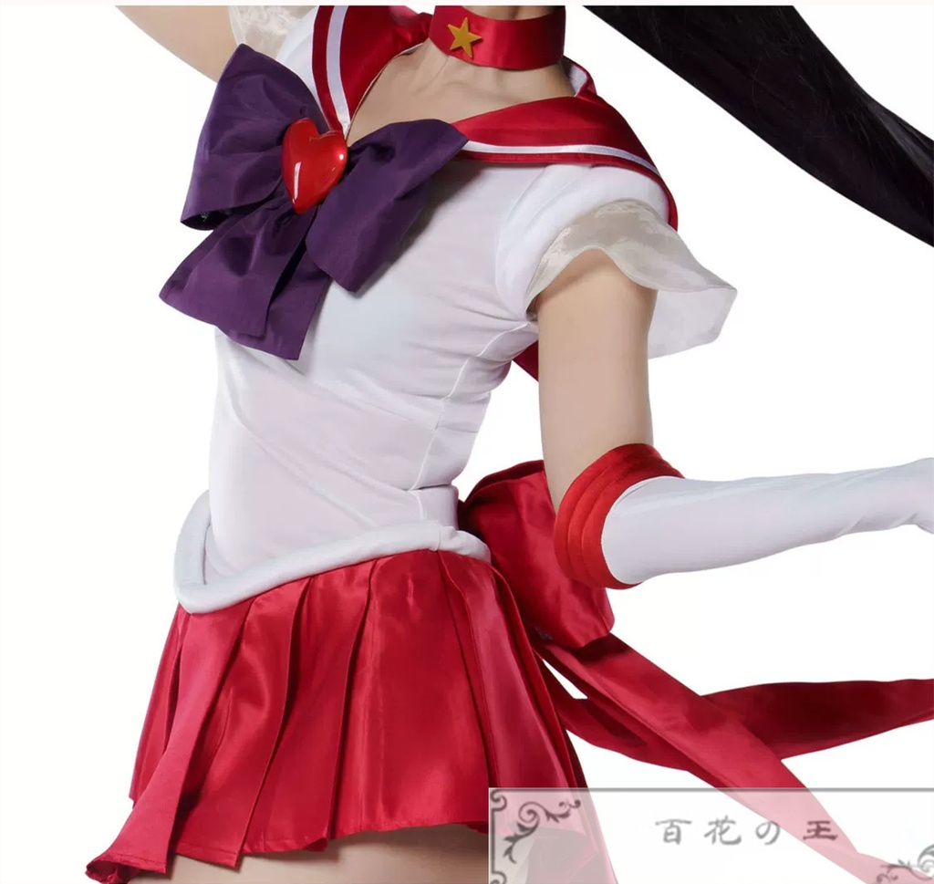 在庫品 美少女戦士セーラームーン supers4 火野レイ コスプレ衣装 コスチューム ハロウィン 变装 仮装