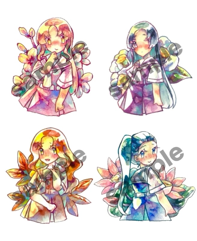 【八咫烏たちの宴】四姫アクリルキーホルダー