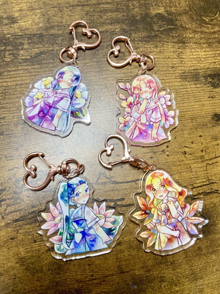 【八咫烏たちの宴】四姫アクリルキーホルダー