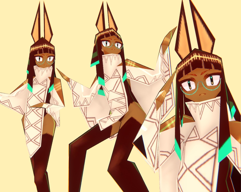 無償 アヌビスちゃん 256 ナニカシイラのおすそわけ Booth