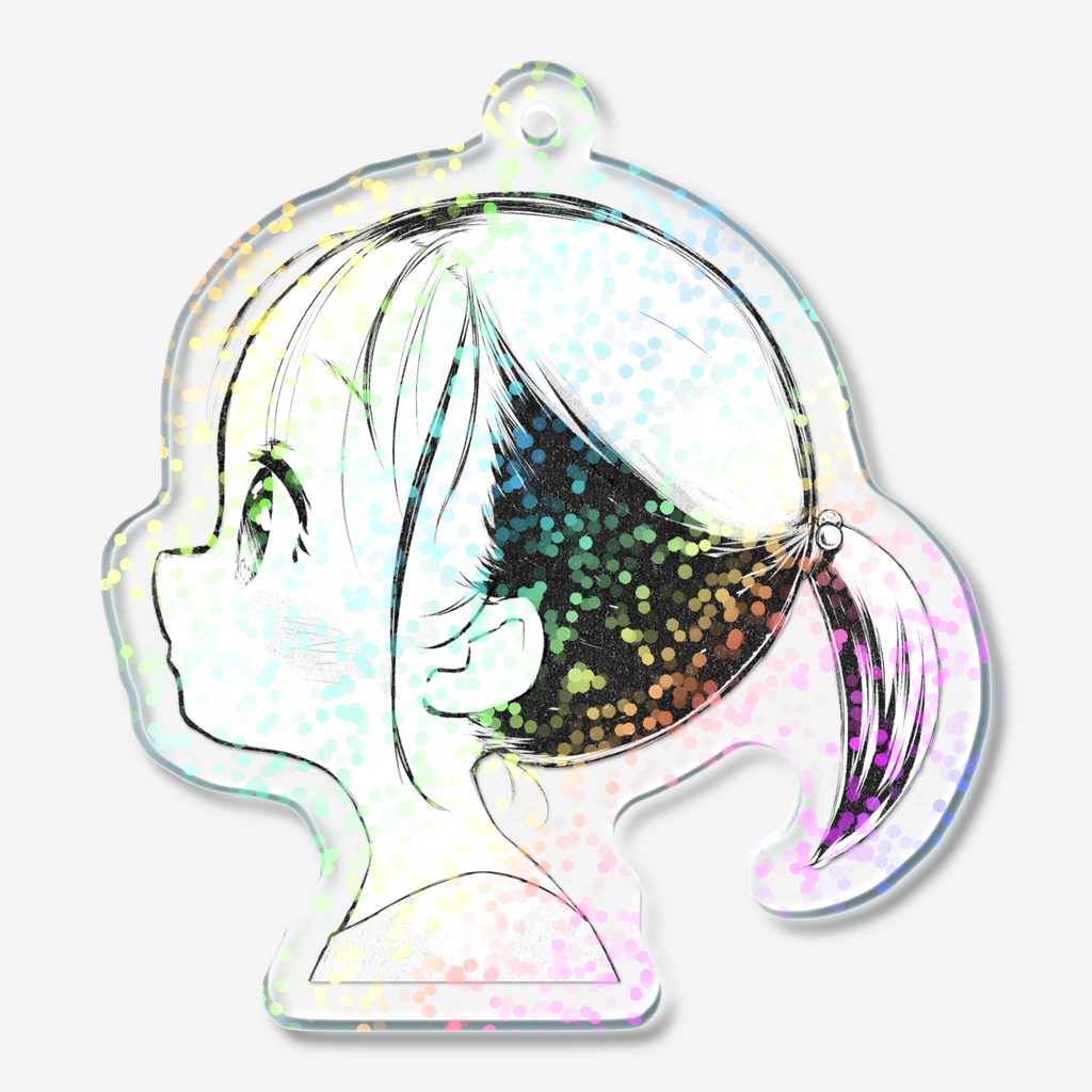 アクキー（横顔）