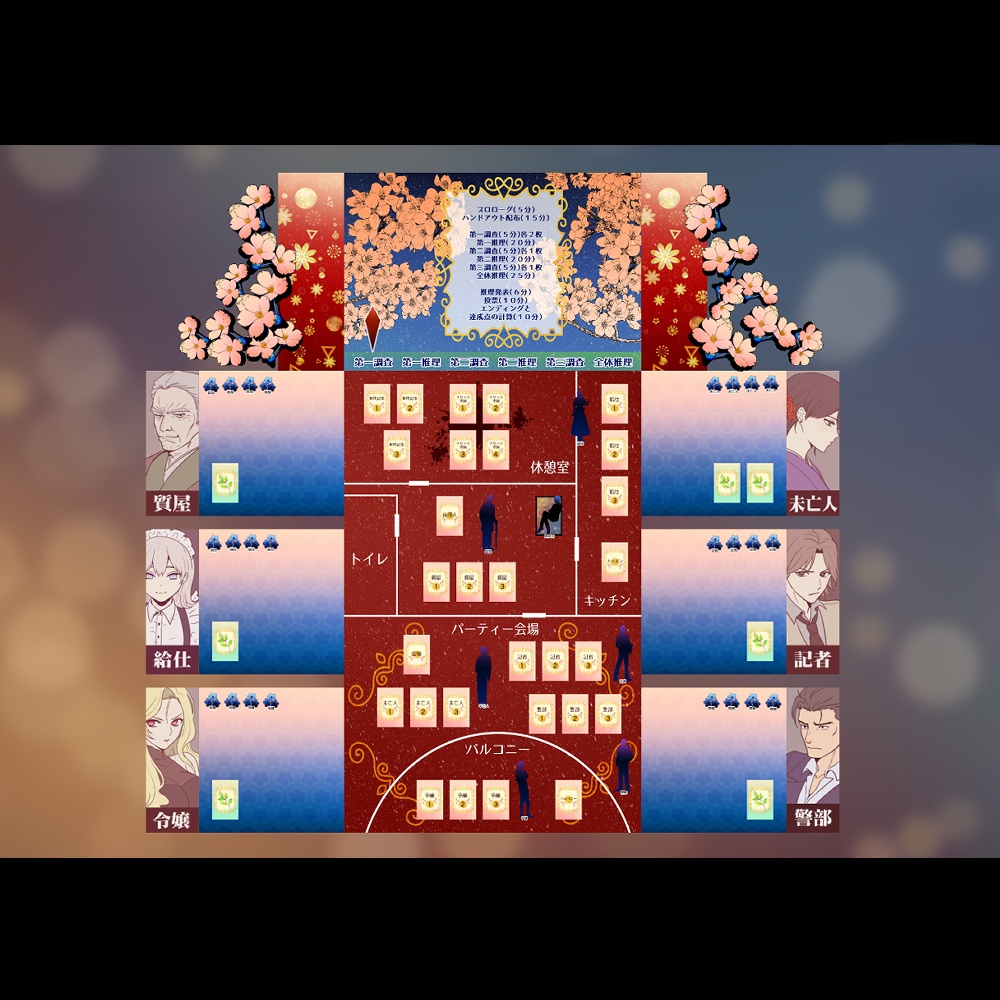 御曹司と桜の館(マーダーミステリー)