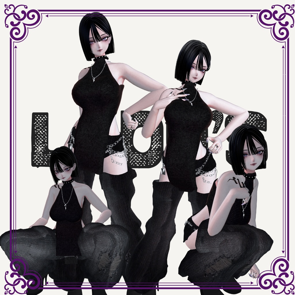 発売開始セール🎉【VRC想定】CherryKiller【4アバター対応】