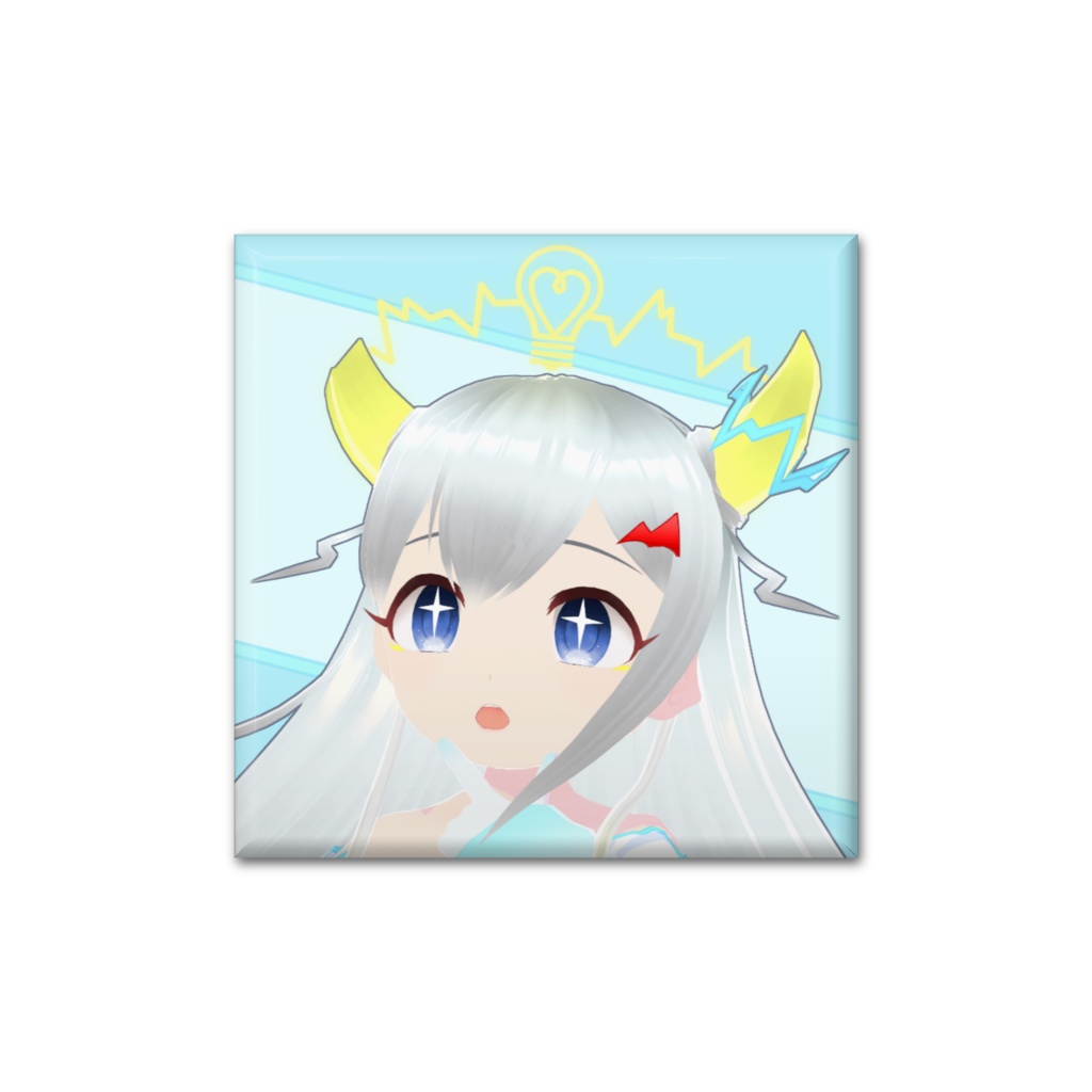 ちまっとメメちゃん缶バッジ-閃いたっ!-