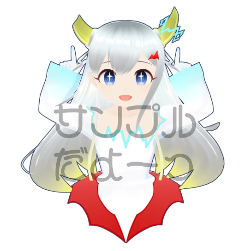 受注生産⚡ちまっとメメちゃんデンゲキクリップ