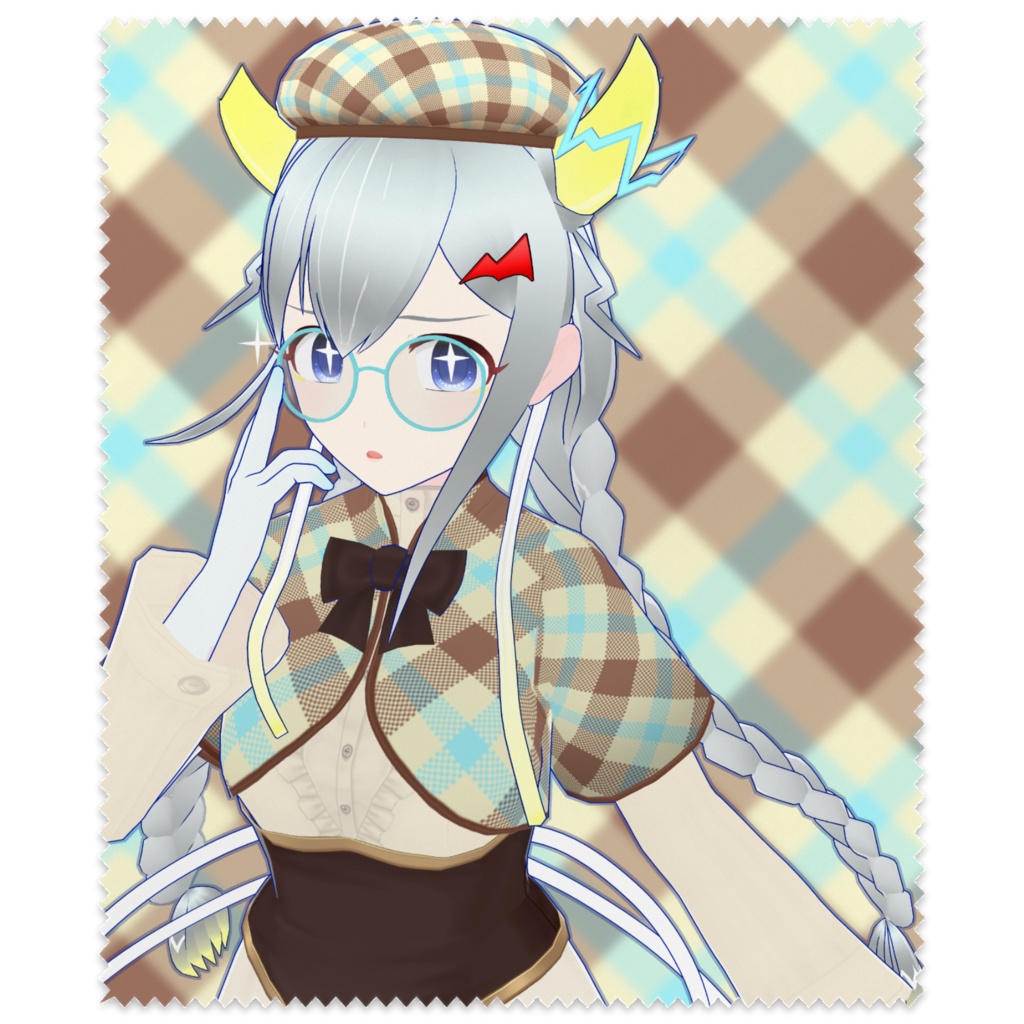 メガネメメちゃんのヒラメキメガネ拭き