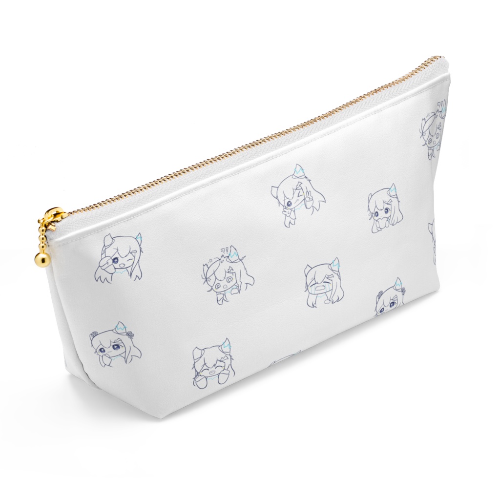 スタンプメメちゃんポーチ