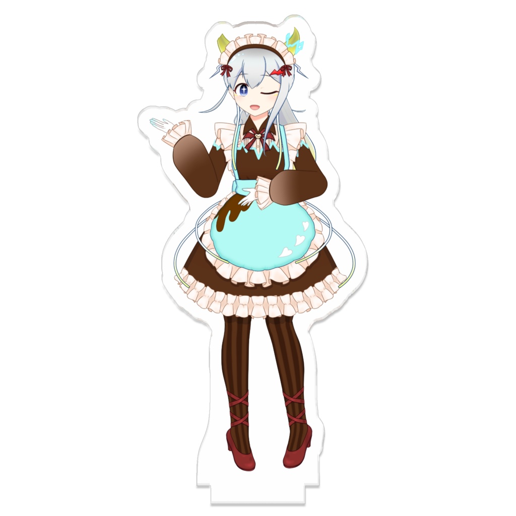 デンゲキつながるアクリルスタンド⚡チョコミント・メイト・メイド