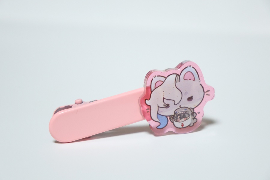 アクリルヘアクリップ