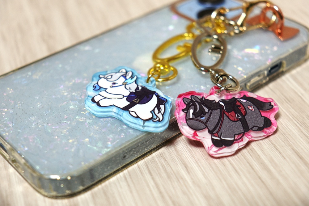 【再販】謎の馬アクリルキーホルダー