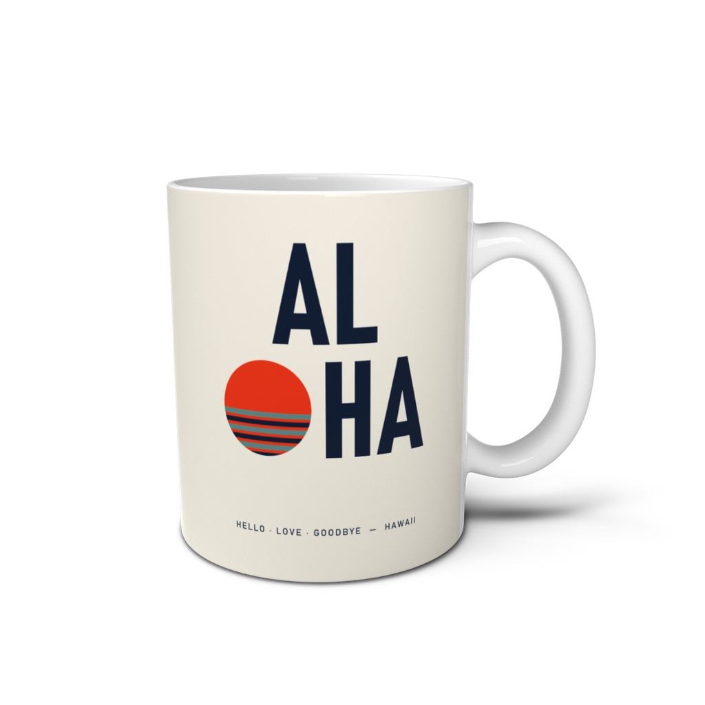 ALOHA（太陽と海）マグカップ