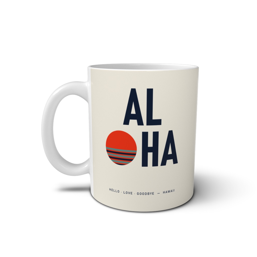 ALOHA(太陽と海)マグカップ