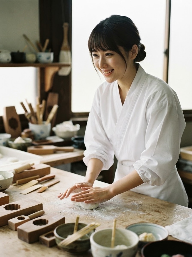 桐島亜里沙 フォトセット 10枚|京都の和菓子職人
