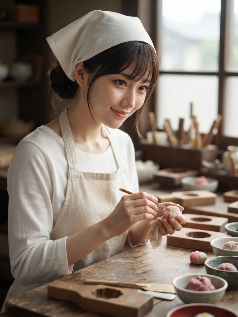 桐島亜里沙 フォトセット 10枚|京都の和菓子職人