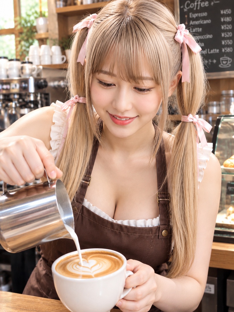 【水無瀬ひなた】カフェ店員22歳・10枚セット|壁紙・SNSアイコン用