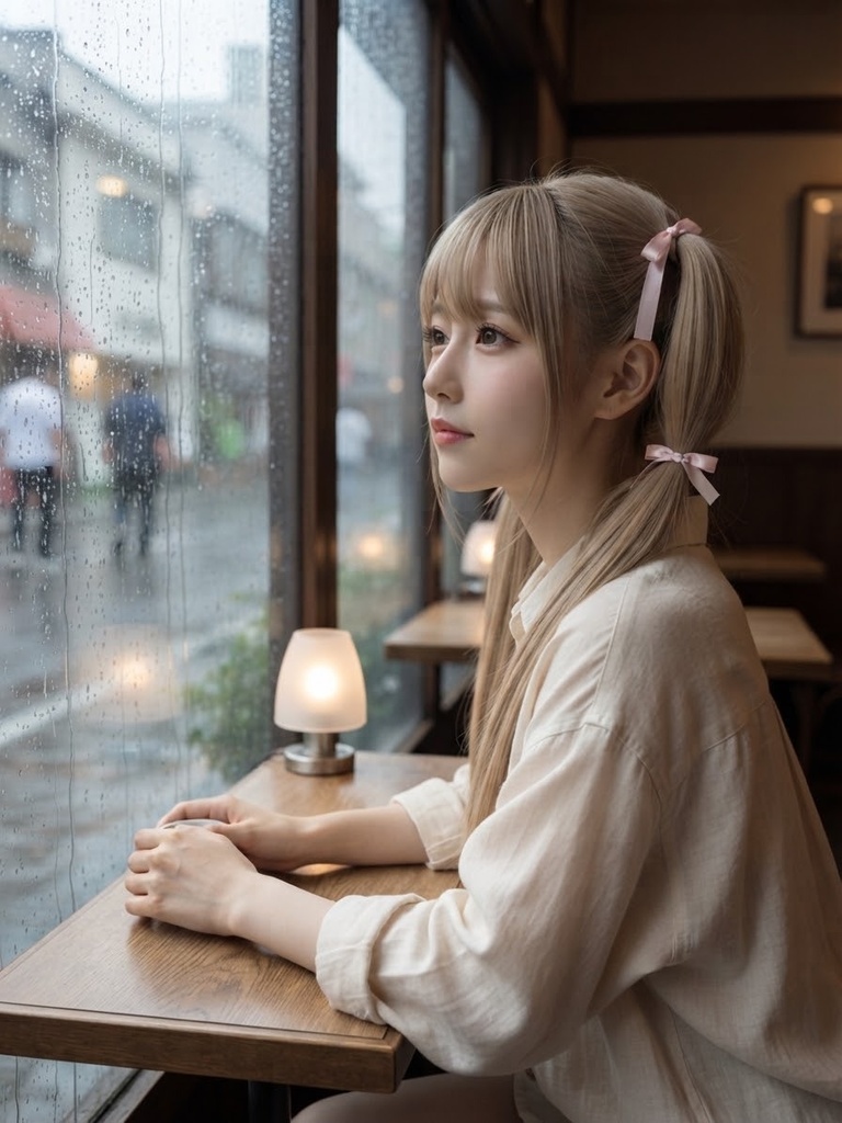 【水無瀬ひなた】カフェ店員22歳・10枚セット|壁紙・SNSアイコン用