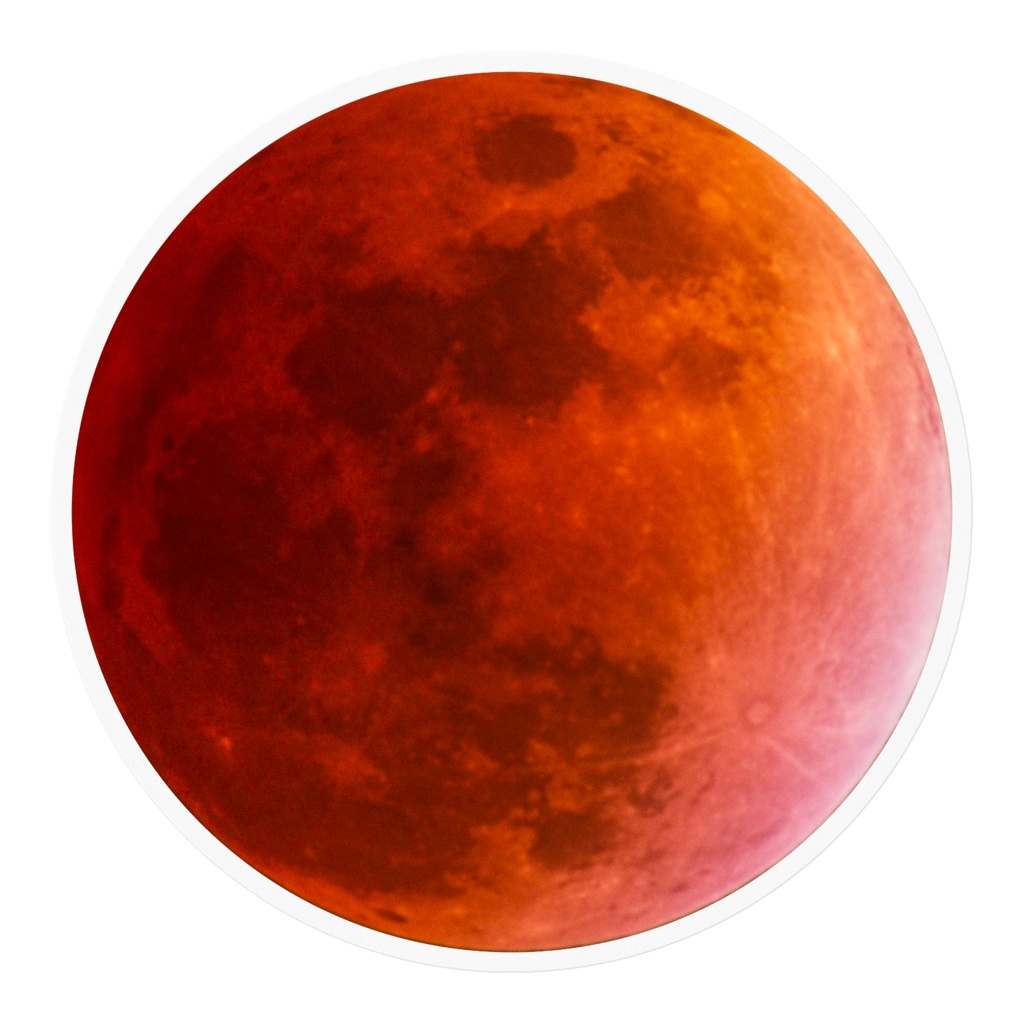 月食シール|2026年3月3日の月食・食分1.1507