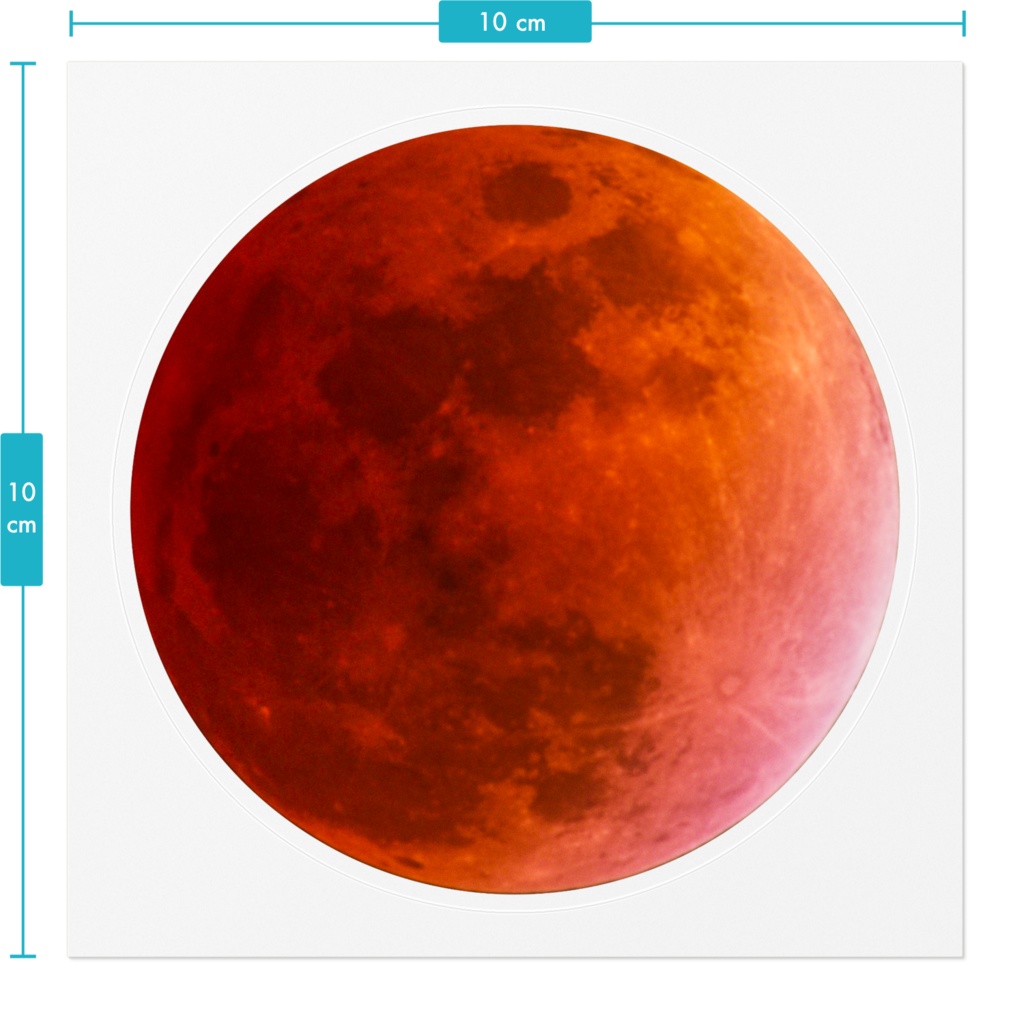 月食シール|2026年3月3日の月食・食分1.1507