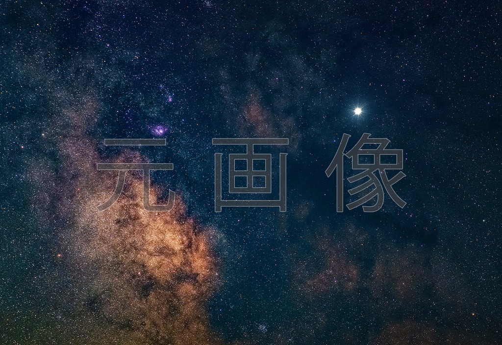 天の川と木星|ポストカード(10枚セット)