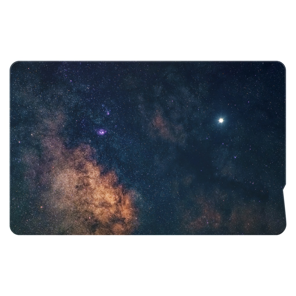 天の川と木星｜ICカードステッカー