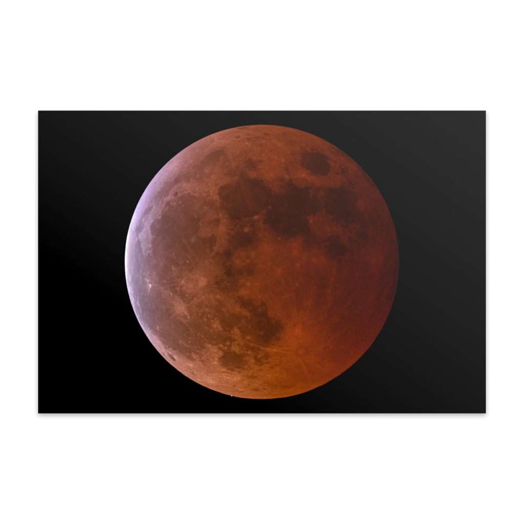 2022年11月8日の月食・天王星食の瞬間|ポストカード(10枚セット)