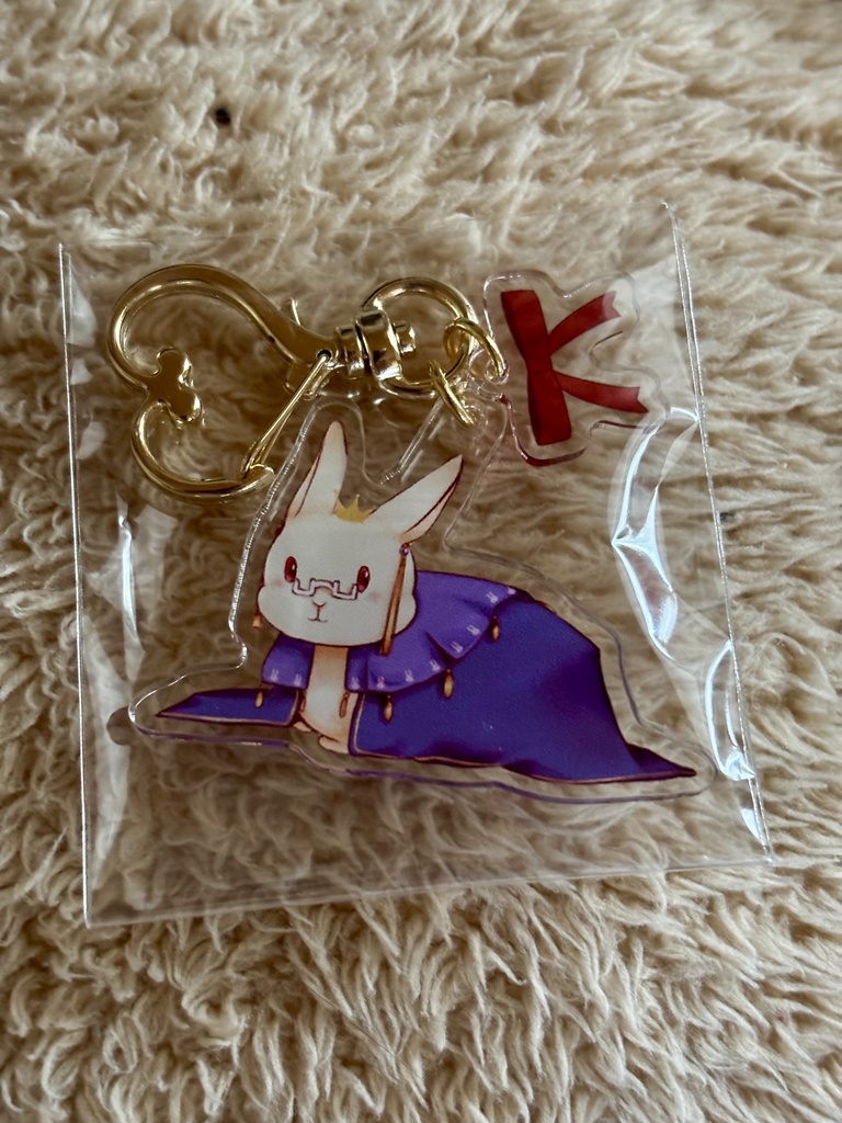 アーサーさんのうさぎアクキー