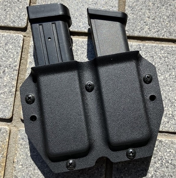 カイデックス ダブルカラム ハンドガン用ダブルマガジンキャリア